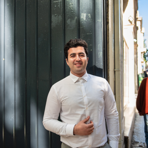 Ο μετανάστης από το Ιράν Ιμάν Ραμ  © Θανάσης Καρατζάς