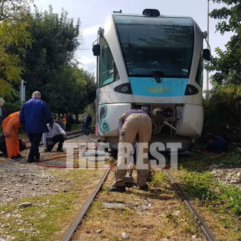 Βαγόνι του Προαστιακού εκτροχιάστηκε στην Πάτρα