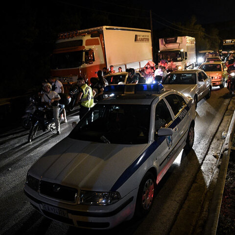 Μποτιλιάρισμα στην Εθνική Οδό λόγω τροχαίου (ΑΡΧΕΙΟΥ)