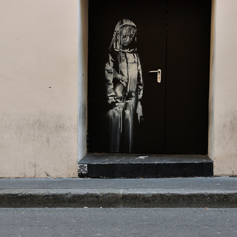 Έργο του Banksy στο Παρίσι