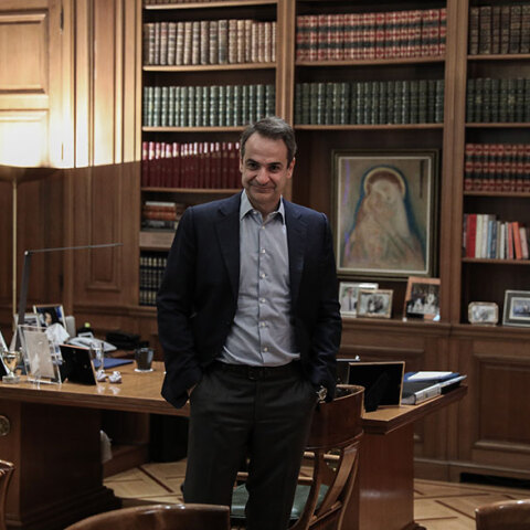 Ο πρωθυπουργός της Ελλάδας Κυριάκος Μητσοτάκης