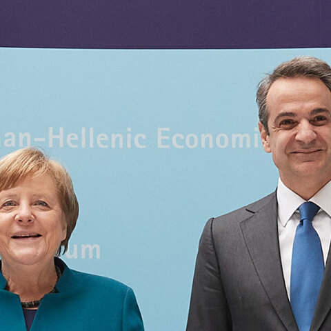 Άνγκελα Μέρκελ - Κυριάκος Μητσοτάκη