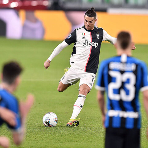 Ο Κριστιάνο Ρονάλντο στο Γιουβέντους-Ίντερ