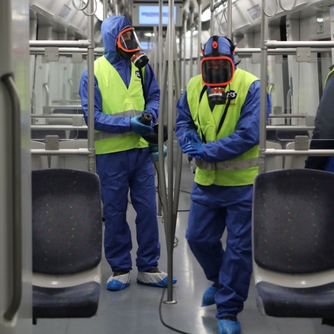 Απολυμάνσεις από εξειδικευμένα συνεργεία σε οχήματα του ΟΑΣΑ στο πλαίσιο της εντατικοποίησης των μέτρων για τον περιορισμό της εξάπλωσης του κορωνοϊού