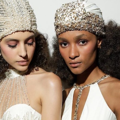 Δύο μοντέλα στην Εβδομάδα Μόδας του Σάο Πάολο