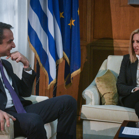 Κυριάκος Μητσοτάκης, Φώφη Γεννηματά 