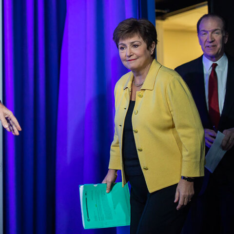 Η επικεφαλής του ΔΝΤ Κρισταλίνα Γκεοργκίεβα