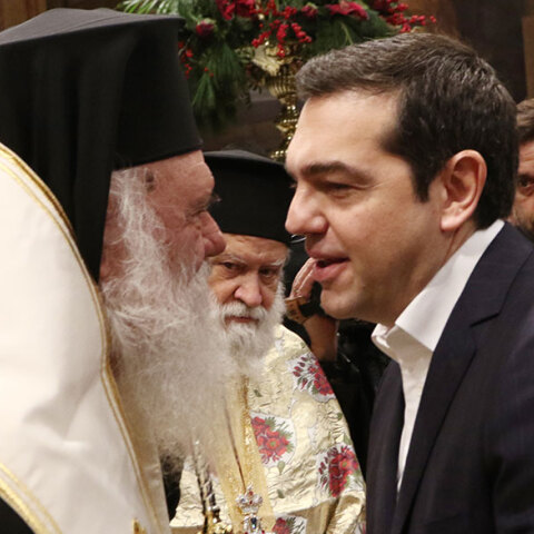 Αλέξης Τσίπρας - Αρχιεπίσκοπος Ιερώνυμος