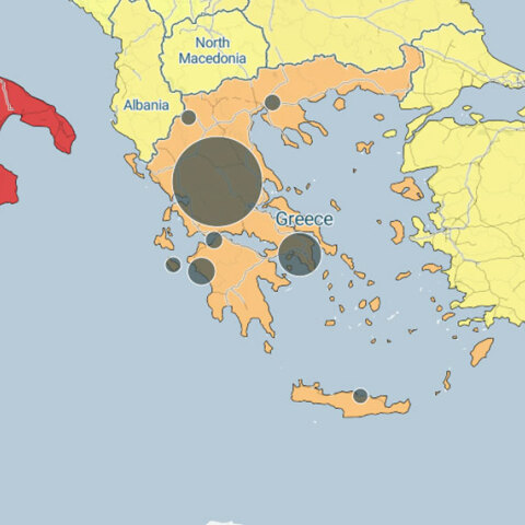 Διαδραστικός χάρτης για την εξάπλωση του κορωνοϊού στην Ελλάδα και τον κόσμο