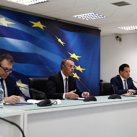 Γιάννης Βρούτσης - Χρήστος Σταϊκούρας - Άδωνις Γεωργιάδης 