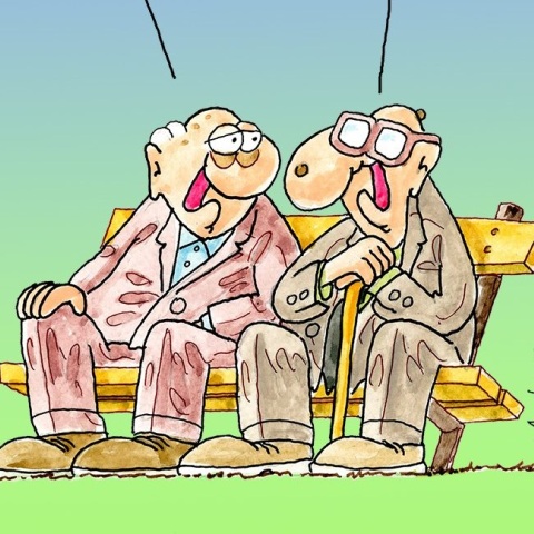 Νέο σκίτσο του Αρκά στη δημοσιότητα, αφιερωμένο στην τρίτη ηλικία