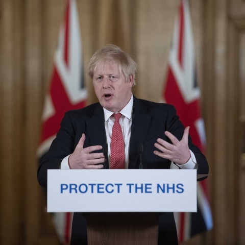 Διάγγελμα Μπόρις Τζόνσον για τον Κορωνοϊό