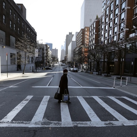 Κλείνουν οι δρόμοι στη Νέα Υόρκη λόγω κορωνοϊού