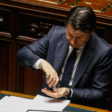 Ιταλία-Κορωνοϊός: Ο πρωθυπουργός της χώρας Τζουζέπε Κόντε