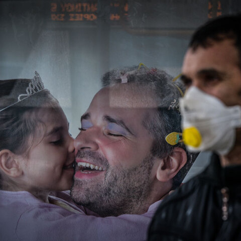 Στιγμιότυπο από την έρημη Αθήνα 