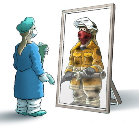 Σκίτσο του Αυστραλού Glen Le Lievre