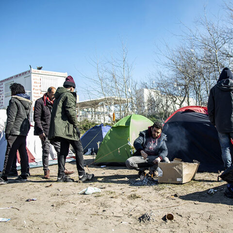 Γαλλία: Καταυλισμός μεταναστών στο Καλαί