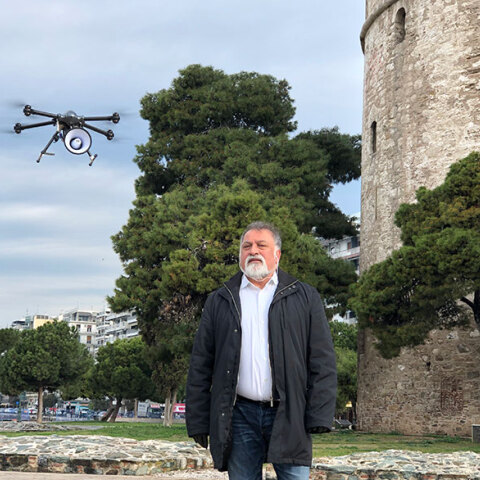Drone στη Νέα Παραλία της Θεσσαλονίκης 