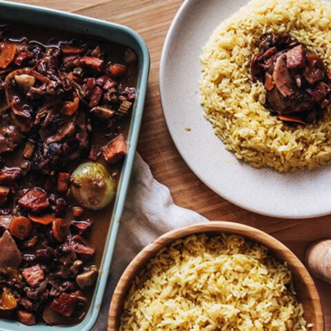 Μοσχαράκι bourguignon