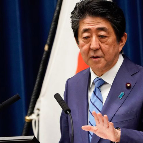 Ο Ιάπωνας πρωθυπουργός, Σίνζο Άμπε 