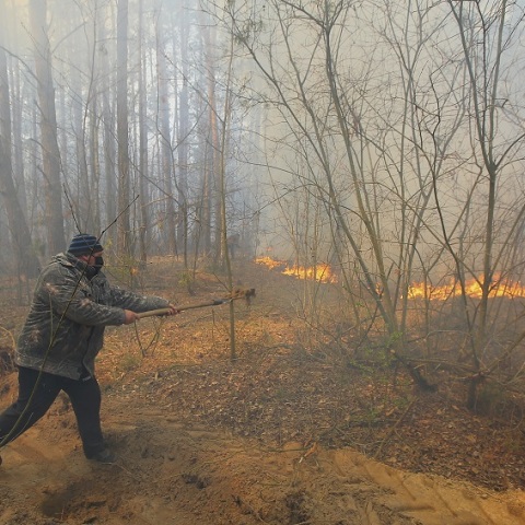 Πυρκαγιά στο Τσέρνομπιλ