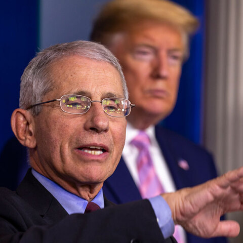 Δρ. Άντονι Φάουσι, Ντόναλντ Τραμπ