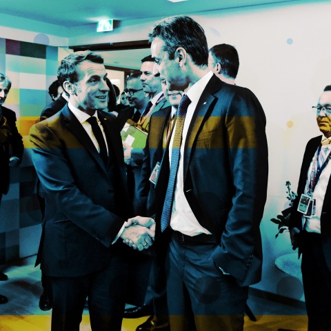 Κυριάκος Μητσοτάκης - Εμανουέλ Μακρόν 