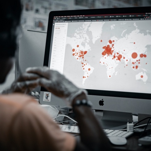 Παγκόσμιος χάρτης κρουσμάτων κορωνοϊού