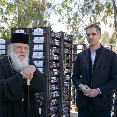 Αρχιεπίσκοπος Ιερώνυμος - Κώστας Μπακογιάννης