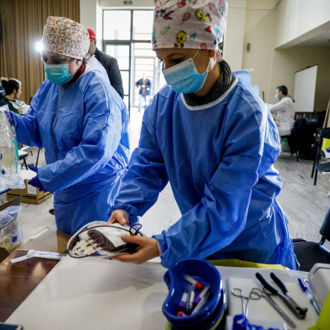 Εθελοντική Αιμοδοσία στο προαύλιο του Πανεπιστημίου Αθηνών