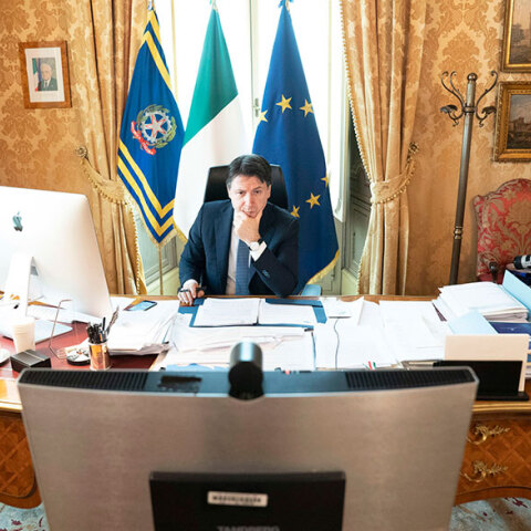 Ο πρωθυπουργός της Ιταλίας Τζουζέπε Κόντε