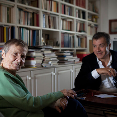 Ελένη Γλύκατζη-Αρβελέρ - Σταύρος Θεοδωράκης