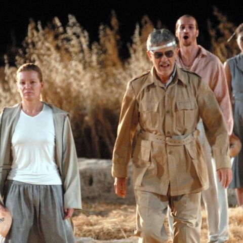 Εικόνα από την παράσταση «Αντιγόνη» του Λευτέρη Βογιατζή