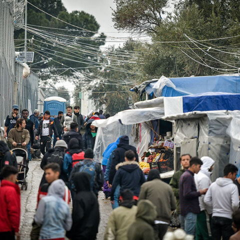 Μόρια, κορωνοϊός