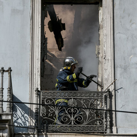 Φωτιά στη Σταδίου