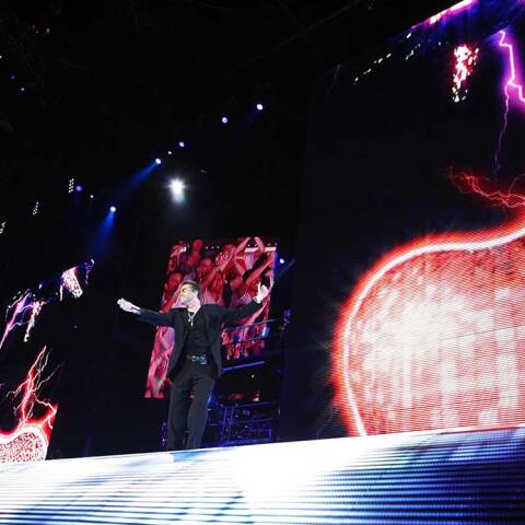 Στιγμιότυπο από συναυλία του George Michael στο ΟΑΚΑ