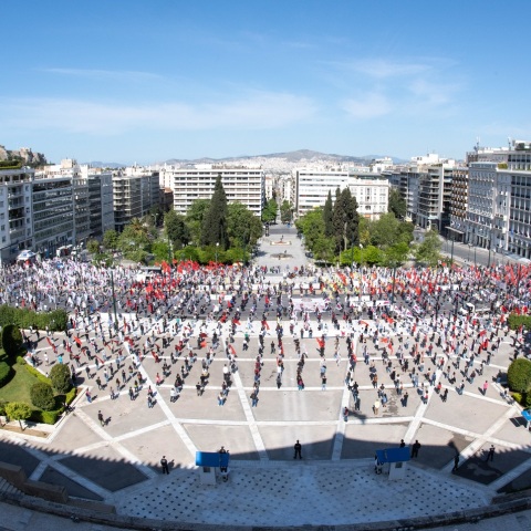 ΠΡΩΤΟΜΑΓΙΑΤΙΚΗ ΣΥΓΚΕΝΤΡΩΣΗ ΤΟΥ ΠΑΜΕ ΣΤΟ ΣΥΝΤΑΓΜΑ