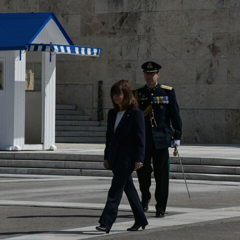 Η Πρόεδρος της Δημοκρατίας Αικατερίνη Σακελλαροπούλου
