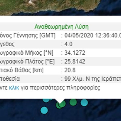 Το επίκεντρο της δόνησης