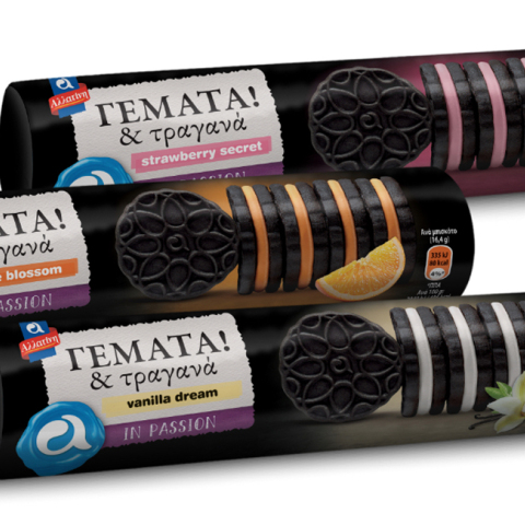 Νέα μπισκότα Αλλατίνη γεμάτα & τραγανά