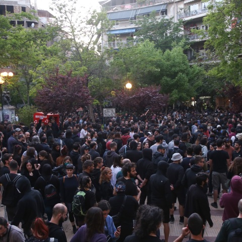 Νέος κύκλος επεισοδίων ξεκίνησε το βράδυ του Σαββάτου στην πλατεία Αγίου Γεωργίου 