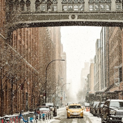 Χιόνισε στη Νέα Υόρκη
