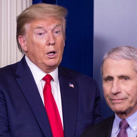 Ντόναλντ Τραμπ, Δρ. Άντονι Φάουτσι 