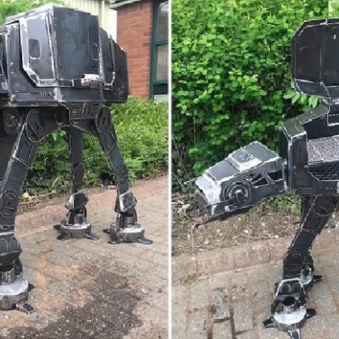 Μία ψησταριά AT-AT Walker από το Star Wars