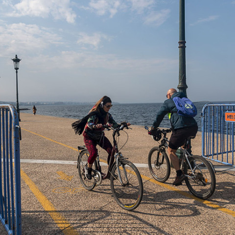 Θεσσαλονίκη - Νέα παραλία - Ποδήλατα 