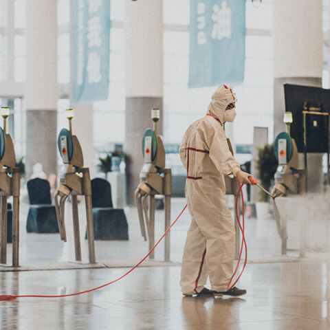 Απολύμανση, Κορωνοϊός