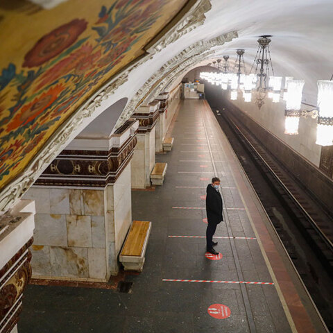 Κορωνοϊός στη Ρωσία: Ελάχιστη κίνηση στο Μετρό της Μόσχας - Η χώρα είναι δεύτερη σε κρούσματα παγκοσμίως