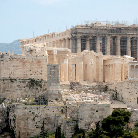 Άποψη της Ακρόπολης από το λόφο της Πνύκας