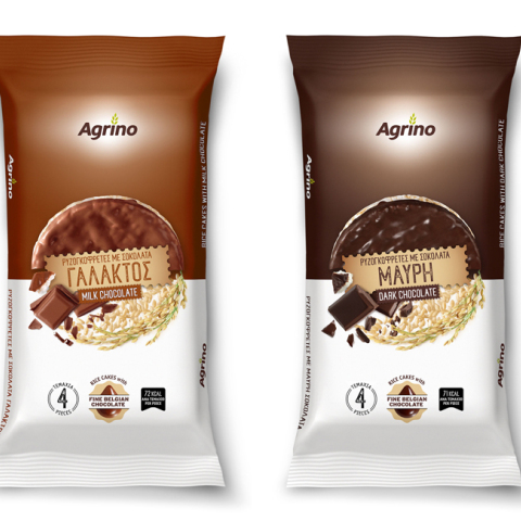 Ρυζογκοφρέτες με Σοκολάτα: Γάλακτος και Μαύρη τώρα από την Agrino