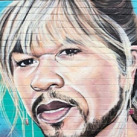 Γκράφιτι με τον 50 Cent και την Taylor Swift 